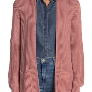 Mauve Madewell Nolan knitted cardigan